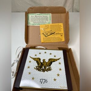 ⭐️Vintage Americana 1776 Atlantic Precision Works Electric Warm-O-Tray #30T
